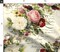 Vintage Roses Shabby Chic Victorian Romantic French Rose Garden Handwriting Typography Custom Printed Fabric by Spoonflower Various Fabrics by the Yard or Fat Quarter